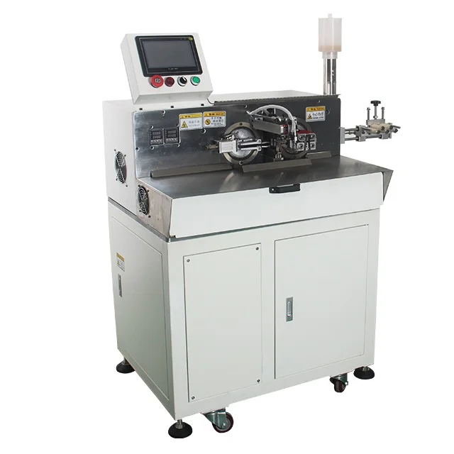 Machine à souder et à dénuder, entièrement automatique, haute sortie, Double face, électronique, lumière LED, coupe de câbles