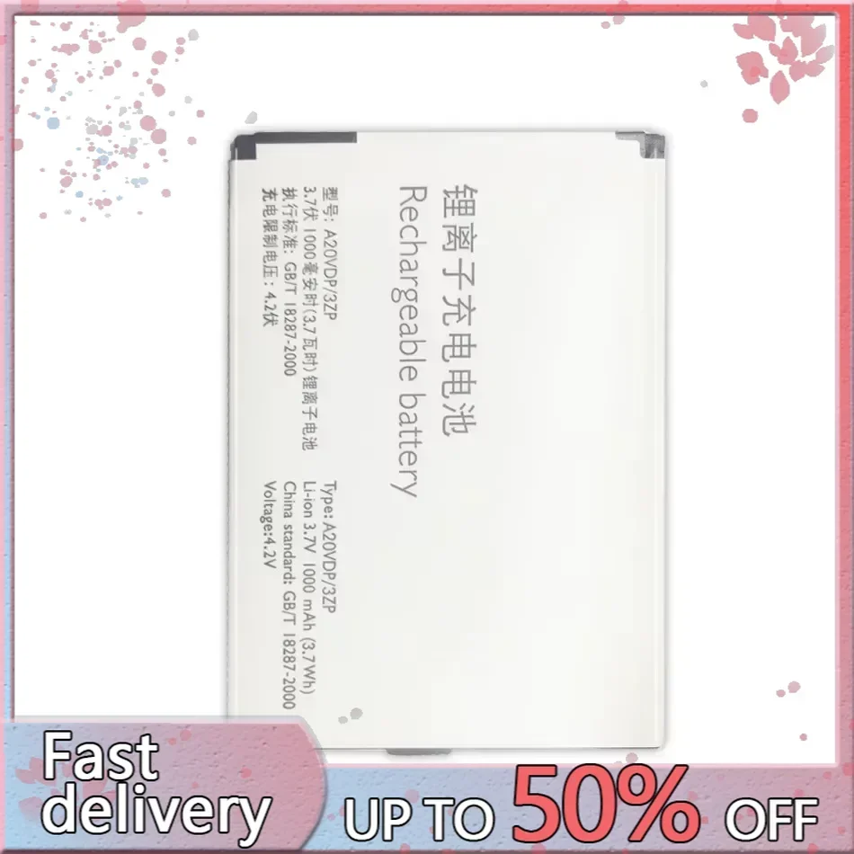 High Quality 1000Mah A20VDP/3ZP Battery For PHILIPS Xenium X332 F533 K700 X703 E320 K600 X503 F322 F511 X223 Smartphone