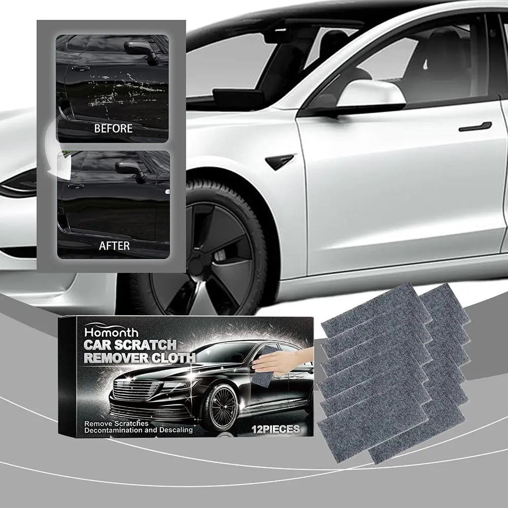  Magic Car Scratch Repair Cloth Car Polishing Scratch Repair Surface Metal Accessories Remover Tool Cloth O7T0