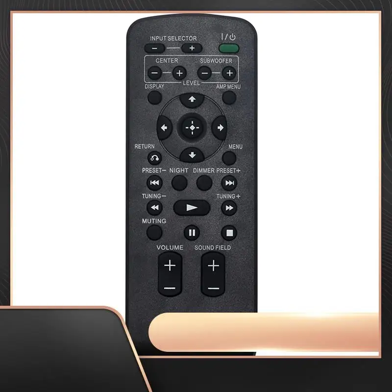 

RM-ANU032 Пульт дистанционного управления ABS Замена пульта дистанционного управления для системы подставки для театра Sony RHT-G900 RHT-G1500 RHTG900 RHTG1500-