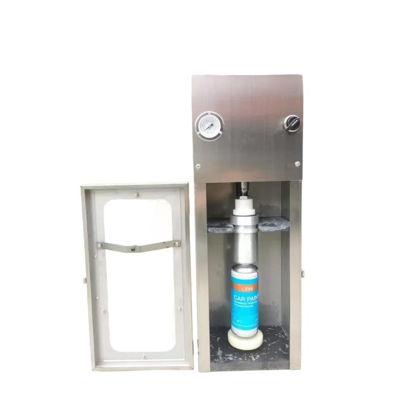 High Quality Carburetor Cleaning Agent Aerosol Tank Filling Machine-Manual Semi-automatic Self-spraying Equipment
