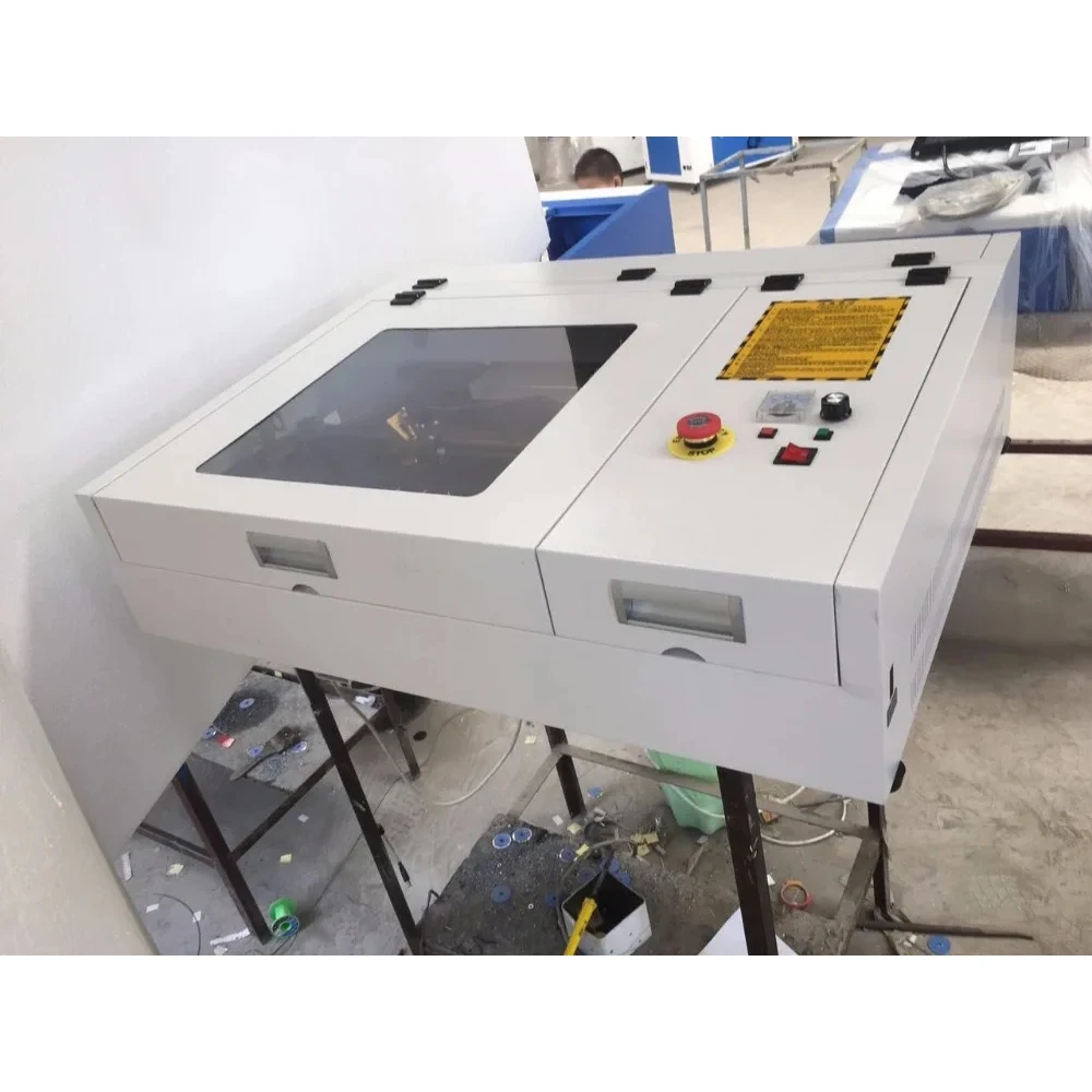 2026 Brand New 4040 Laser Cutting And Engraving Machines With 50W CO2 Laser Tube, Equips With Honey Comb,Up And Down System