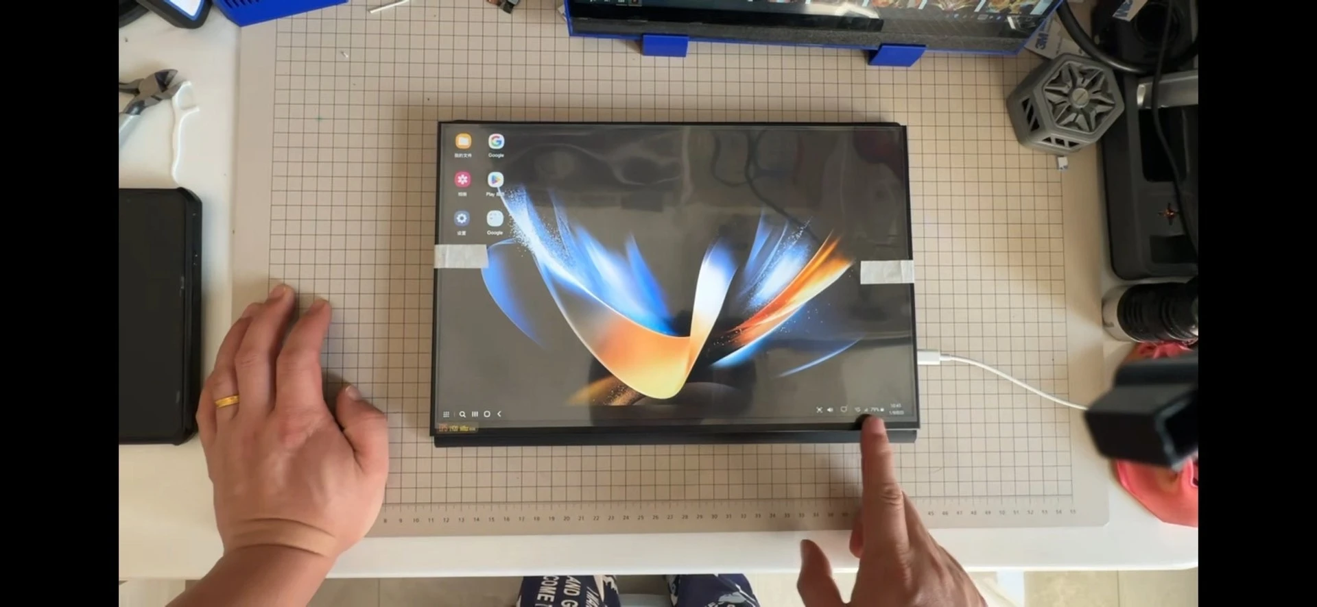 Hand rub modified Fold4 magic tablet 14-inch large-screen tablet, Snapdragon 8Gen1 20000mAh large battery, scheduled customizati