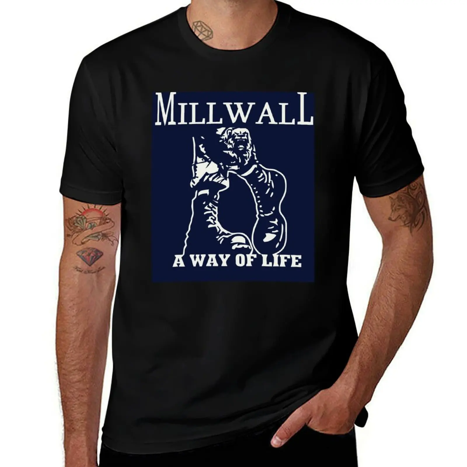 Millwall A Way Of Life T-Shirt man graphic t shirt T-Shirt