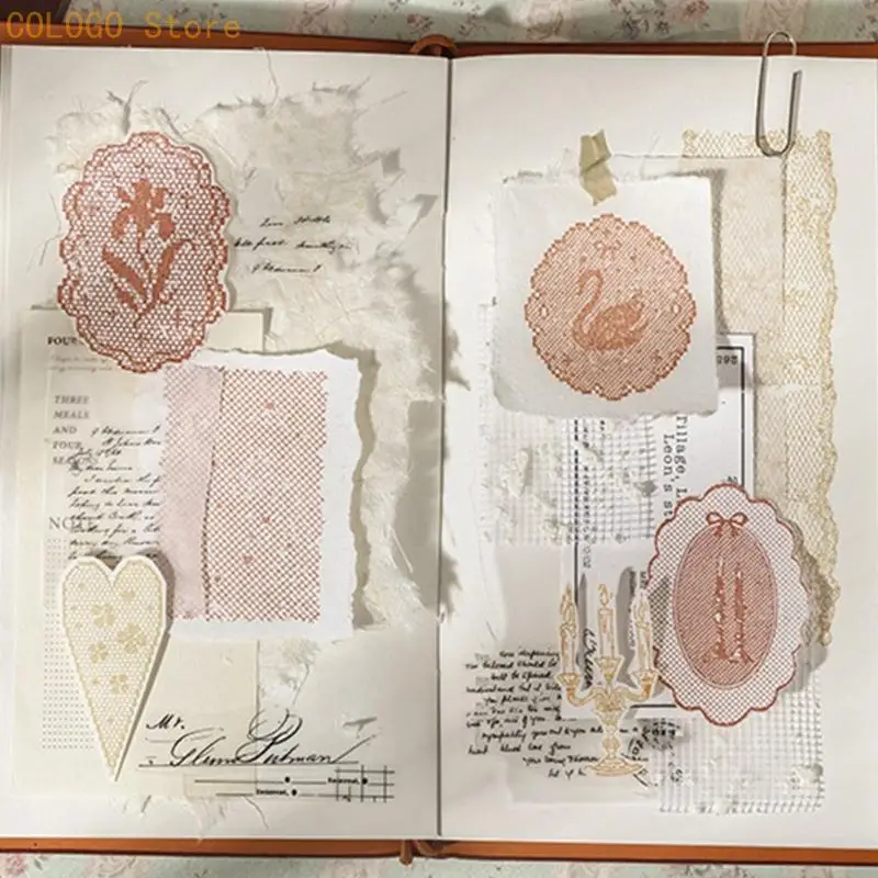 Decorative Rubber Paper Craft Stamp with Handle for Scrapbook Layouts, Journals, Bookmarks, and Greeting Projects D0LD