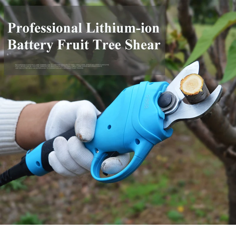 Electric Cutting Machine Fruit Tree Pruning Scissors Rechargeable High-altitude Thick Branches Cut Tools