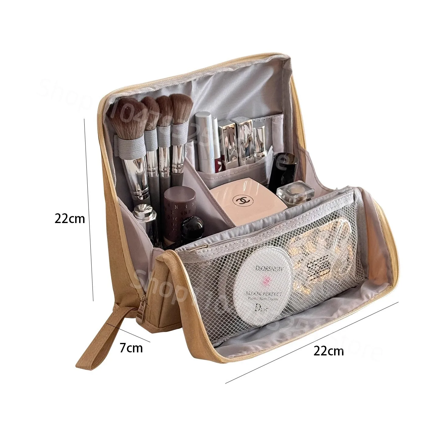 Large Capacity Women's Travel Comestics Storage Bag Girl Makeup Bag Organizer Makeup Brush Holer Toiletry Washing Bag