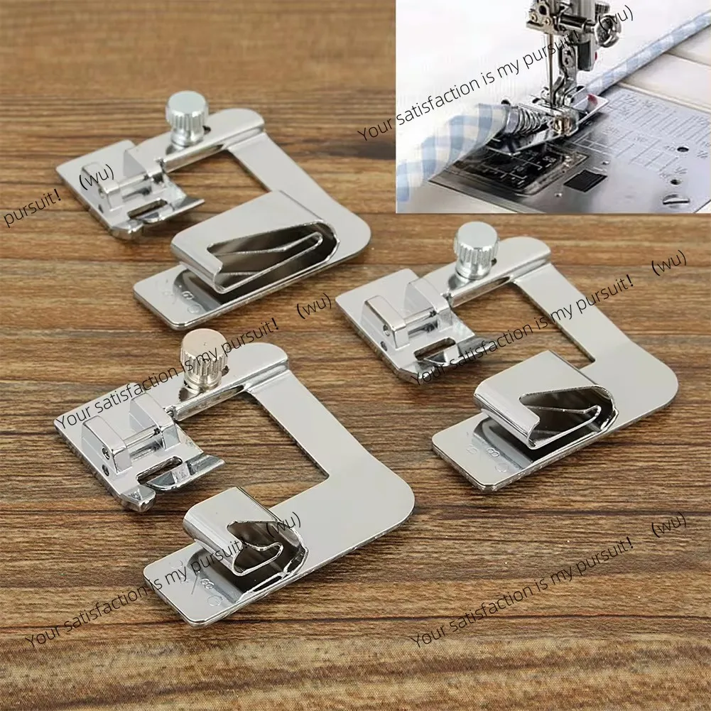 Sewing hemming 3pcs wide hem foot or 3pcs narrow rolled hem presser foot, suitable for brother singer low handle sewing machine