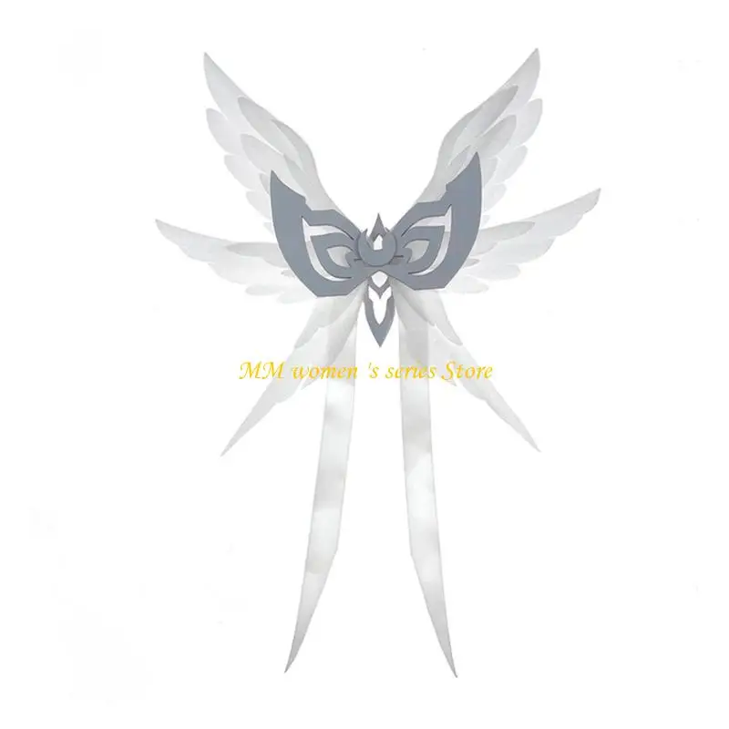 Q39C Anime skrzydło spinka do włosów stylizacja nakrycie głowy Anime nakrycia głowy dla kobiet dziewczyna zdjęcie nosić