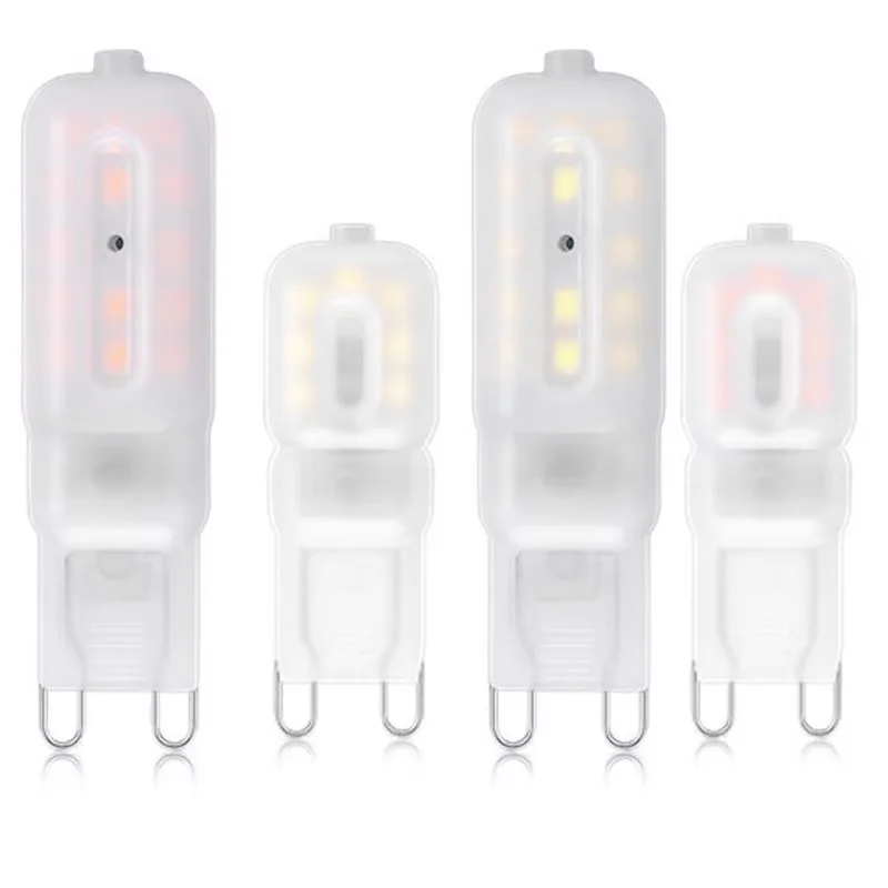 10PCS Super Bright G9 LED Light Bulbs 5W 7W AC 220V Light Bulb 2835 Lamp Cold White/Warm White Constant Power Light LED Lighting