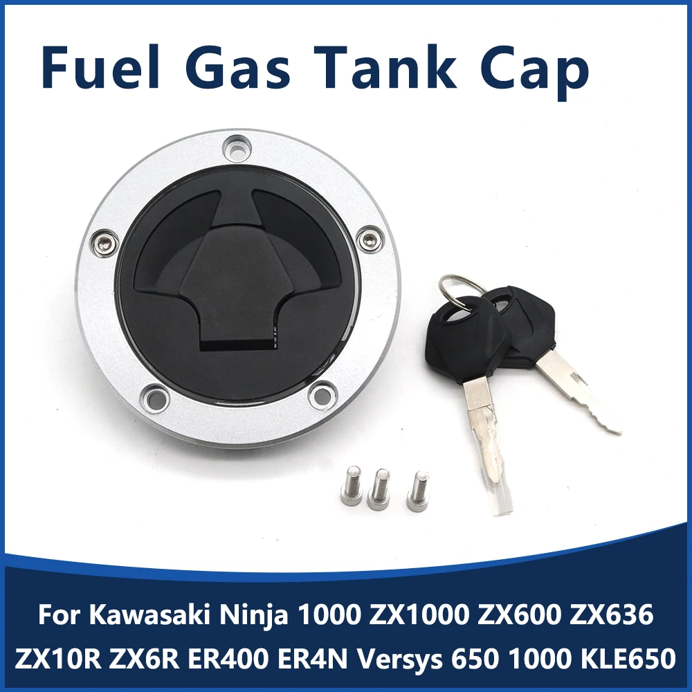 

Motorcycle Fuel Gas Tank Cap Keys For Kawasaki Ninja 1000 ZX1000 ZX600 ZX636 ZX10R ZX6R ER400 ER4N Versys 650 1000 KLE650