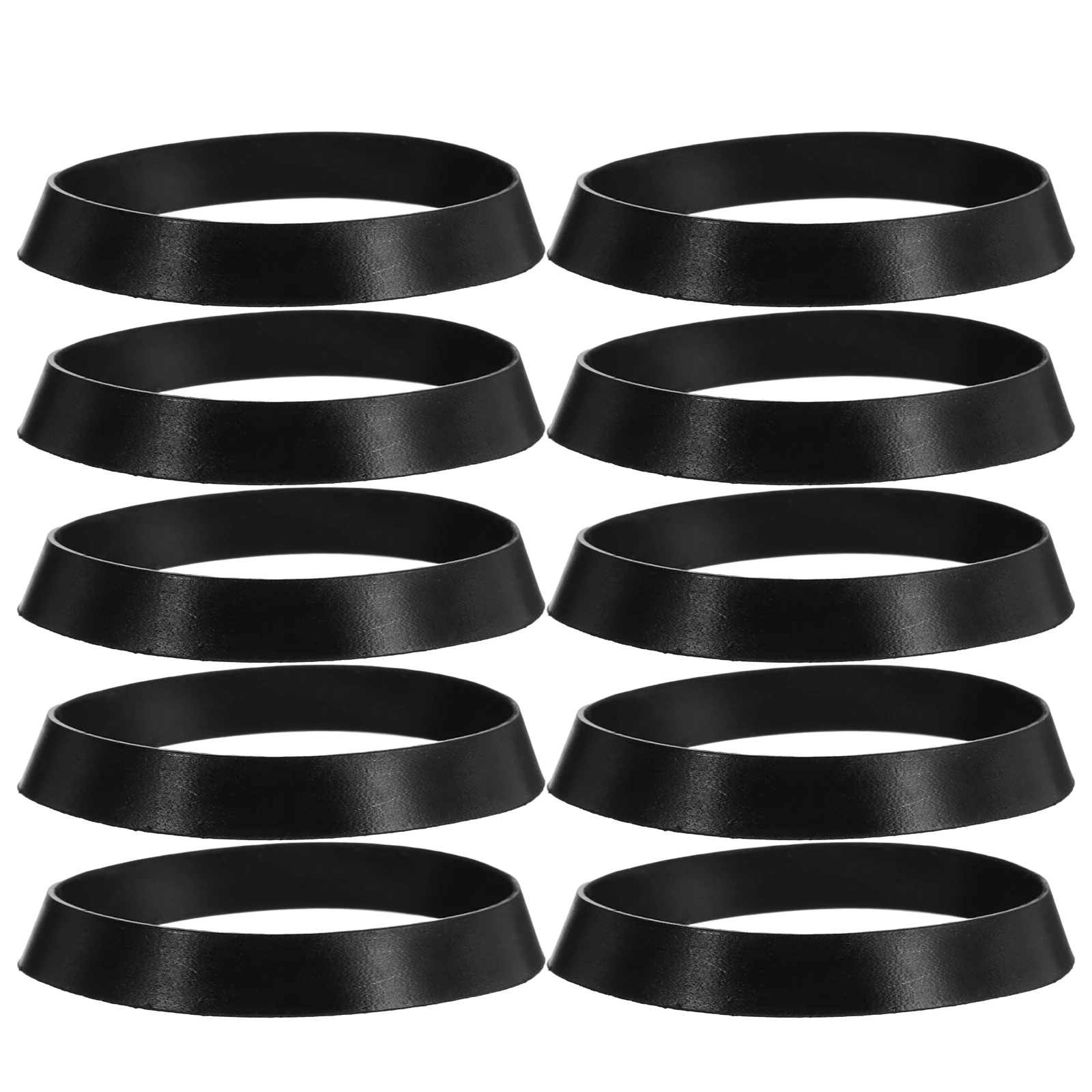 

10 pcs Kitchen Sink Rubber Sealing Ring Conical Design Leak Proof Drain Gasket Oil Resistant For Bathroom