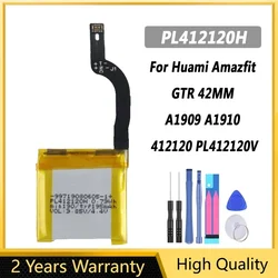 PL412120H Li-ion Battery for Huami Amazfit GTR 42MM A1909 A1910 412120 PL412120V Smart Sport Watch Batteries Warranty + Track NO