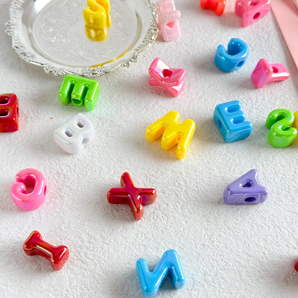 Сердечный дизайн 150 шт. 17*22 мм DIY необычные бусины/эффект AB/форма буквы/акрил/ручная работа/фурнитура и компоненты для ювелирных изделий # 19105