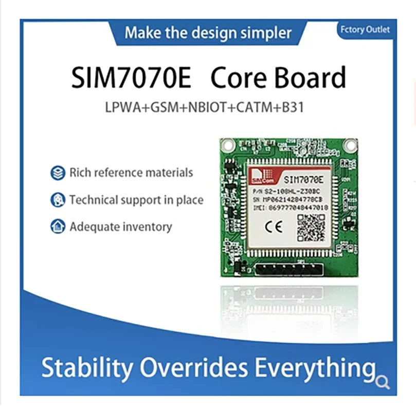 

SIM7070E SIMCOM LTE CAT M1 Модуль NBIoT SIM7070E, комплект LTE