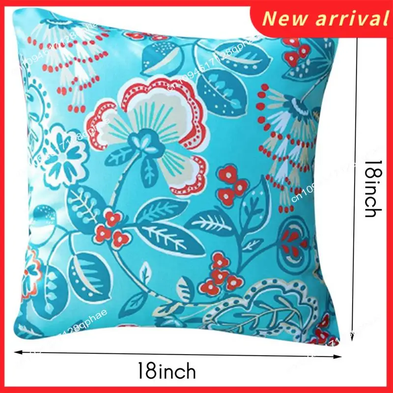 N89R Pack Of 2 Outdoor Waterproof Pillow Covers 18X18 Modern Cute Pattern Decorative Square Outdoor Throw Pillow Covers