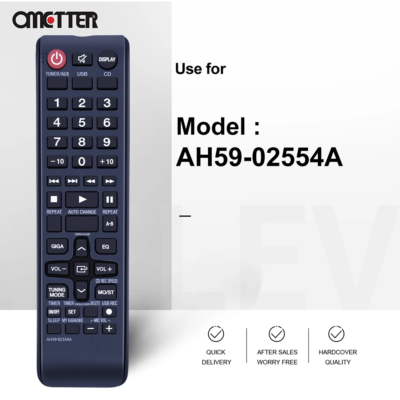 New Original Remote Control For SAMSUNG TV/CD AH59-02554A AH59-02613B for MX-F630 MX-F830 MX-H630 MX-H835 Audio System