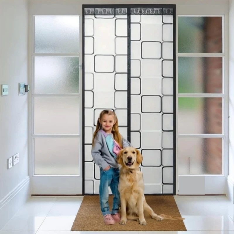 Magnetic Translucent Door Curtain Warm and Cold Insulating Thermal Blackout Self-adhesive Windproof EVA Curtains Warm for Winter