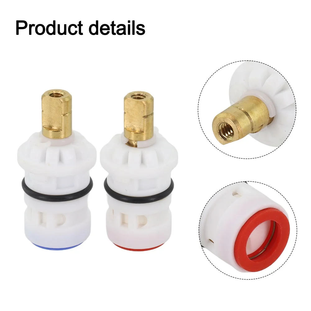 1Pair Faucet Cartridge Stem Disc Faucet Cartridge For Pfister 9608020 48/143/149 Valve Leak-Proof Faucet Cartridge For Bathroom