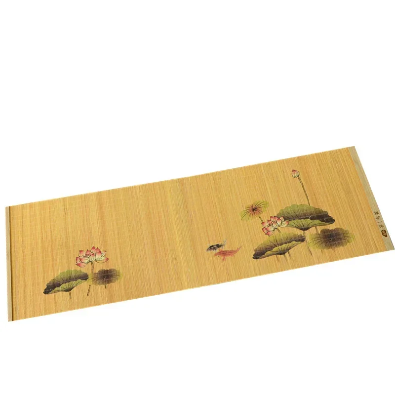 Bamboo Cup Mat Kung Fu Tea Accessories Weaving Heat Resistent Table Placemat Tableware Pad Waterproof Coffee Tea Place Mat