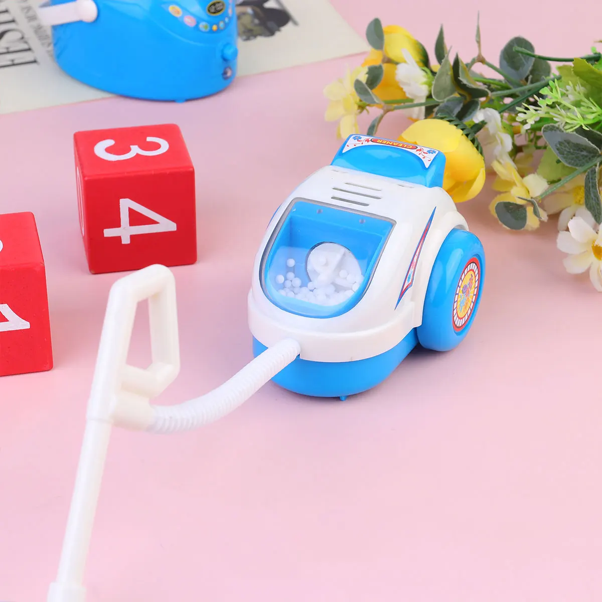 

Blue Vacuum Cleaner Toys Kid Educational Pretend Home Appliances Household Child Play