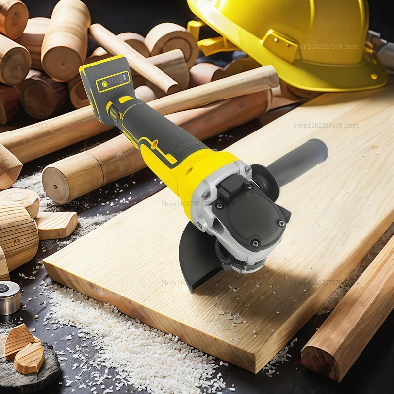 

125mm Flat Head Angle Grinder Bare Tool Brushless Power Tool for Metal Cutting Automotive Renovation Kit