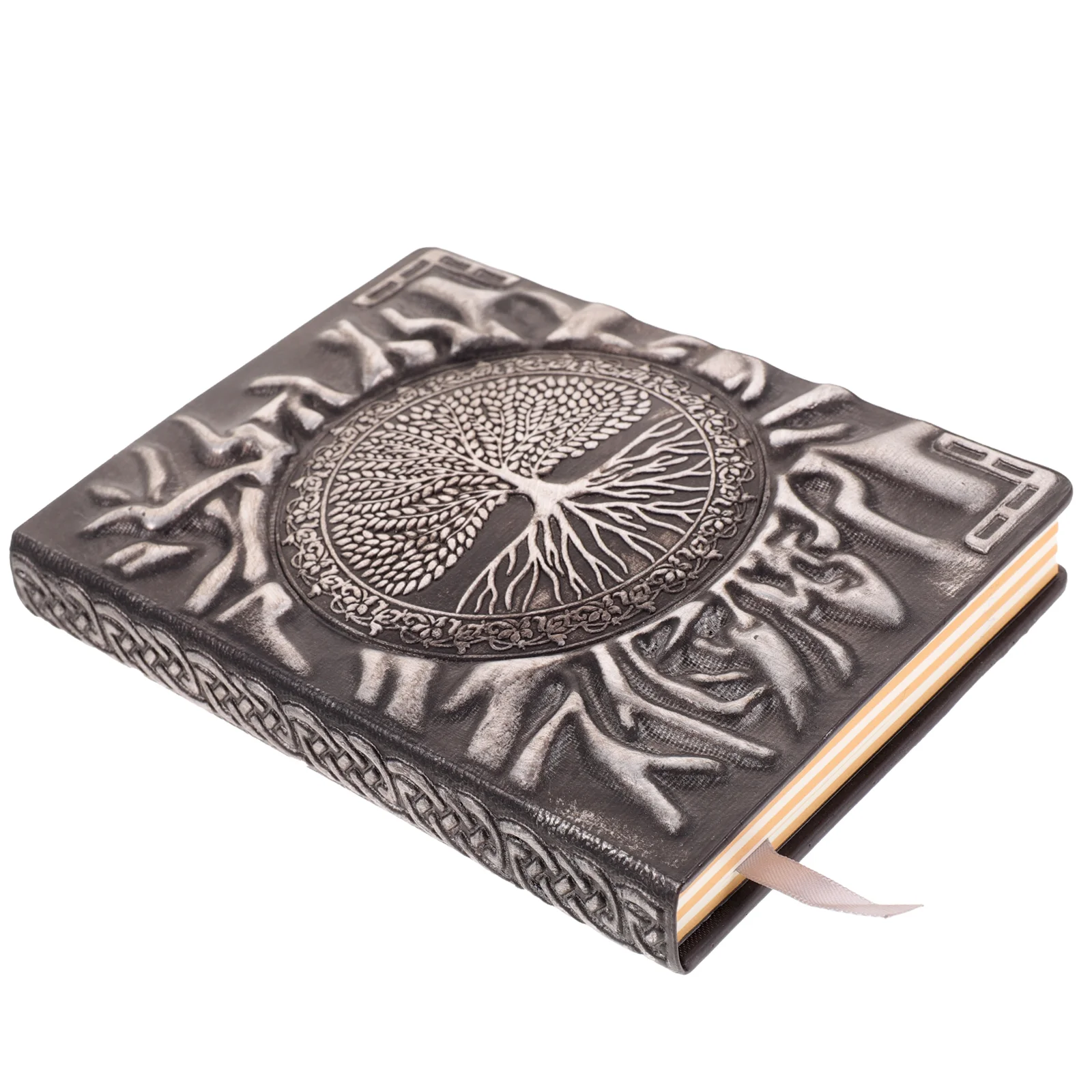 Notebook Scrapbook Blank Vintage Decorative Sketchbook Pu Notepad Journal for Men Man Travel