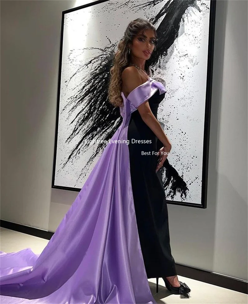 Eightree Vintage Prom Dresses Vlek Strapless Strik Abendkleider Dubai Avondjurken Lange Party Evenement Jurk Gewaden De Soirée 2024