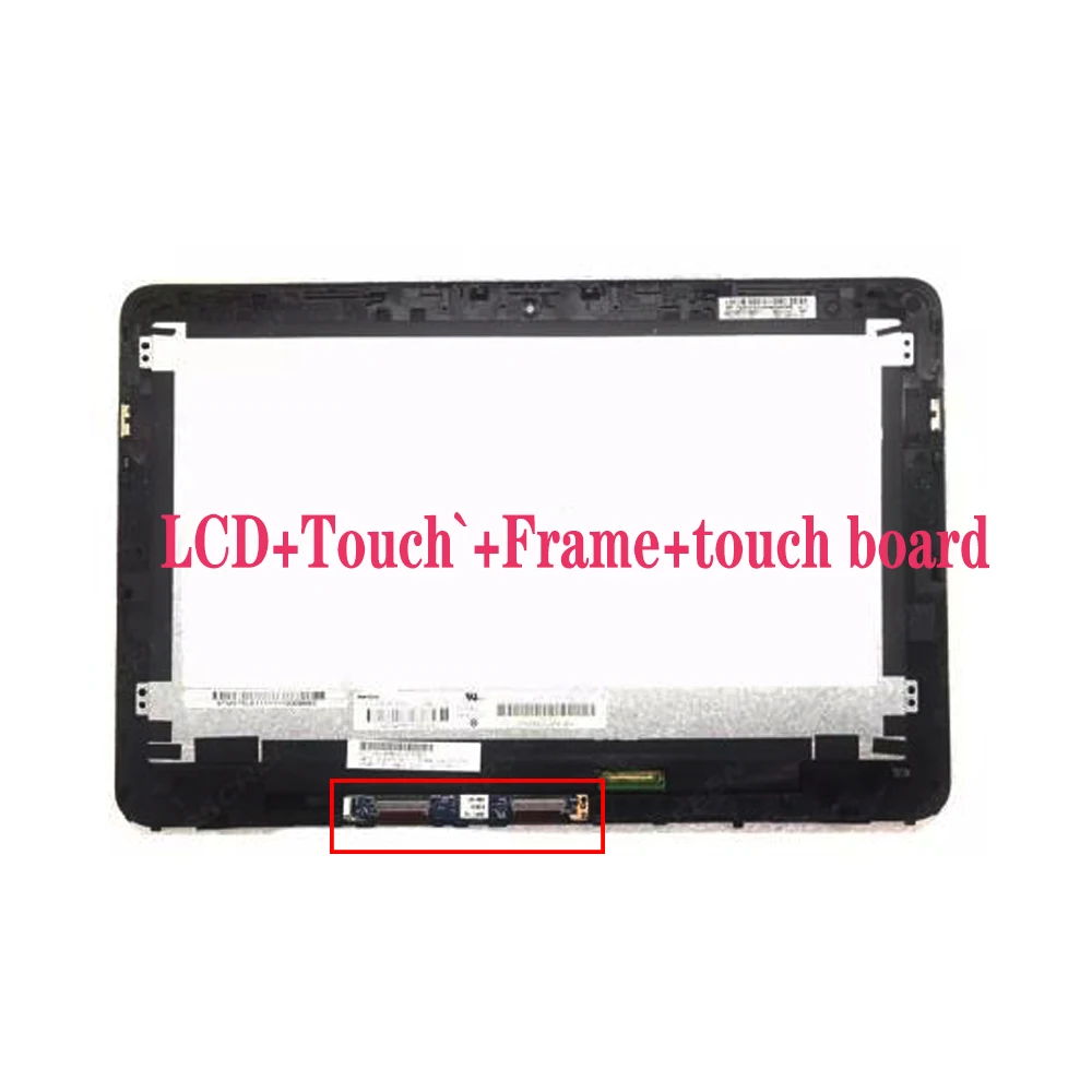 Imagem -04 - Aaa Mais 11.6 Polegada para hp Probook X360 11 g1 ee Lcd Display Led Mais Digitador da Tela de Toque Assembléia Painel Quadro Substituição 1366x768