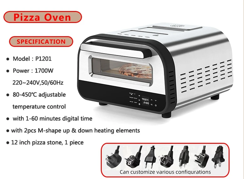 12-Inch Electric Pizza Oven 5