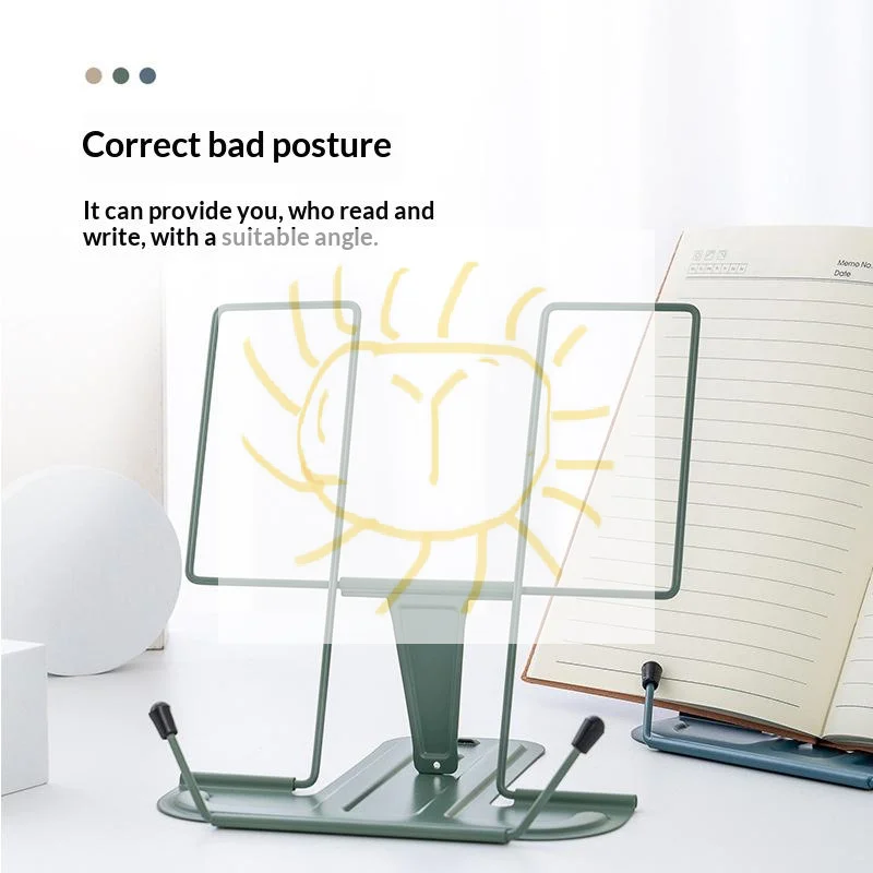 

Simple Metal Reading Stand Stable And Not Easy To Collapse Foldable And Adjustable Bookshelf Music Score Stand Phone Holder