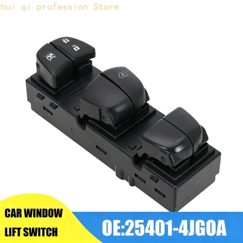 Kabinenfenster-Steuerungsteil für ausgewählte Pickup-Modelle, ABS-Clip-In-Gehäuse und 254014JG0A 12V-Serviceeinsatz für – Detail 6
