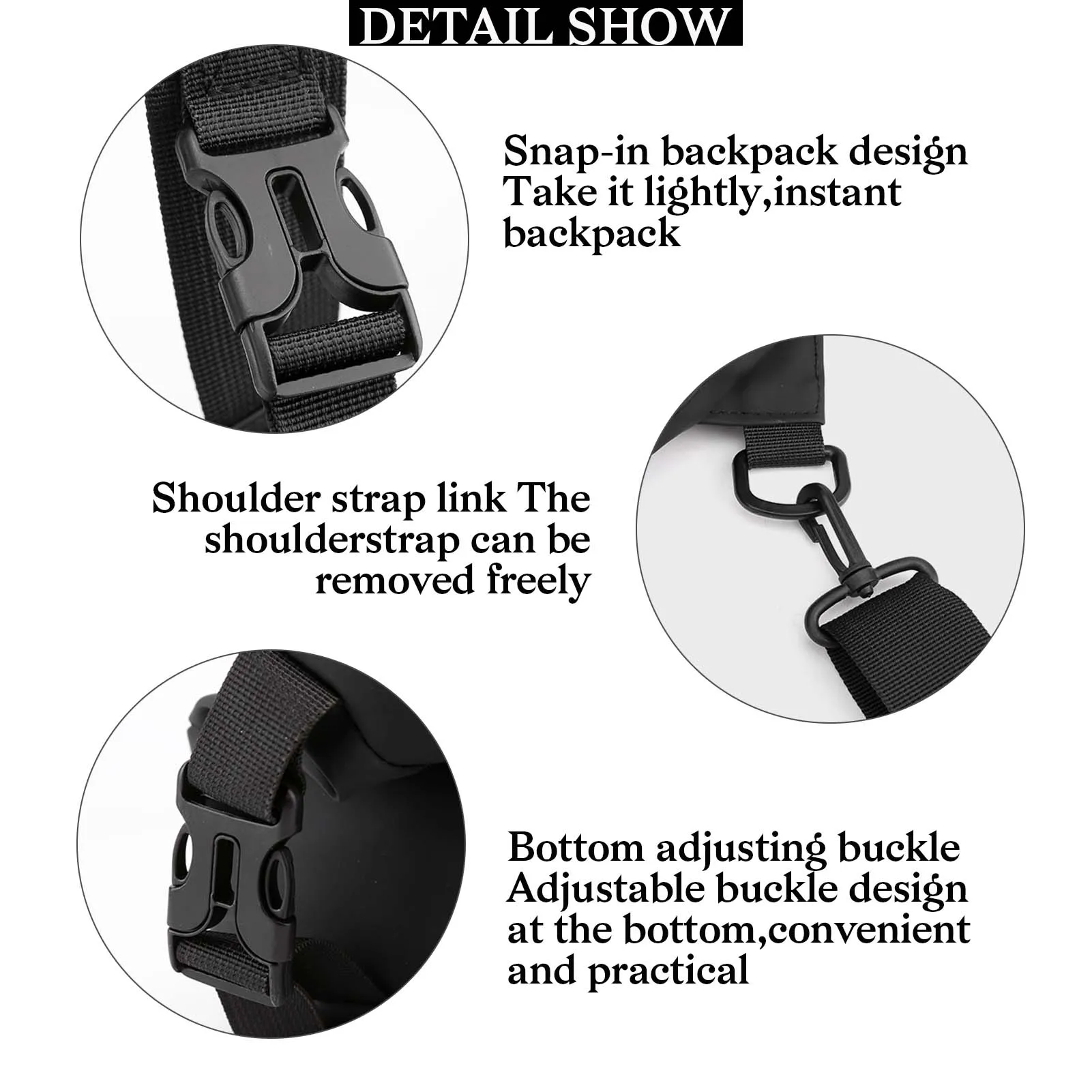 Multi-Layer Solid-Color Shoulder Bag Chest Bag Multipurpose Waterproof Sling Pack For Running Fitness Men's Chest Bag Backpack