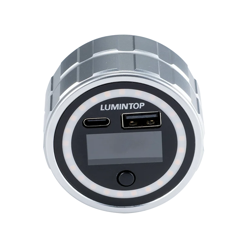 Lumintop Auraro مصباح يدوي رئيس لمصباح يدوي 46800 46950 مع وظيفة فحص البطارية RGB LED + مصباح يدوي مصدر الضوء LED
