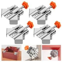 Corner Clamp Stainless Steel 90 Degree Right Angle Clamp Adjustable Woodworking Positioning Square for DIY Framing Welding