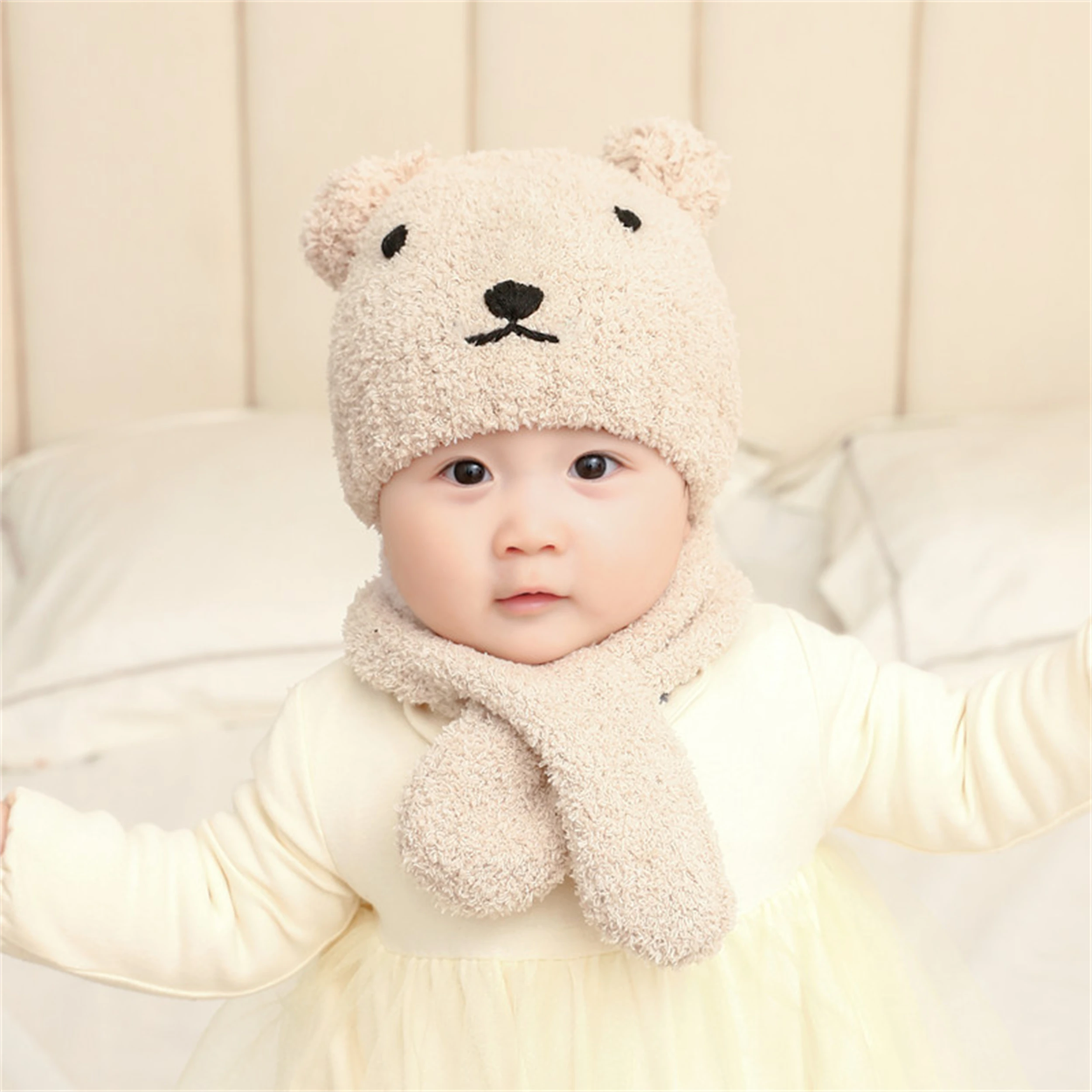 Korean Baby Hat Winter 1 Baby Winter Ear Protection 2 Newborn Children Boys Girls 3 Years Old