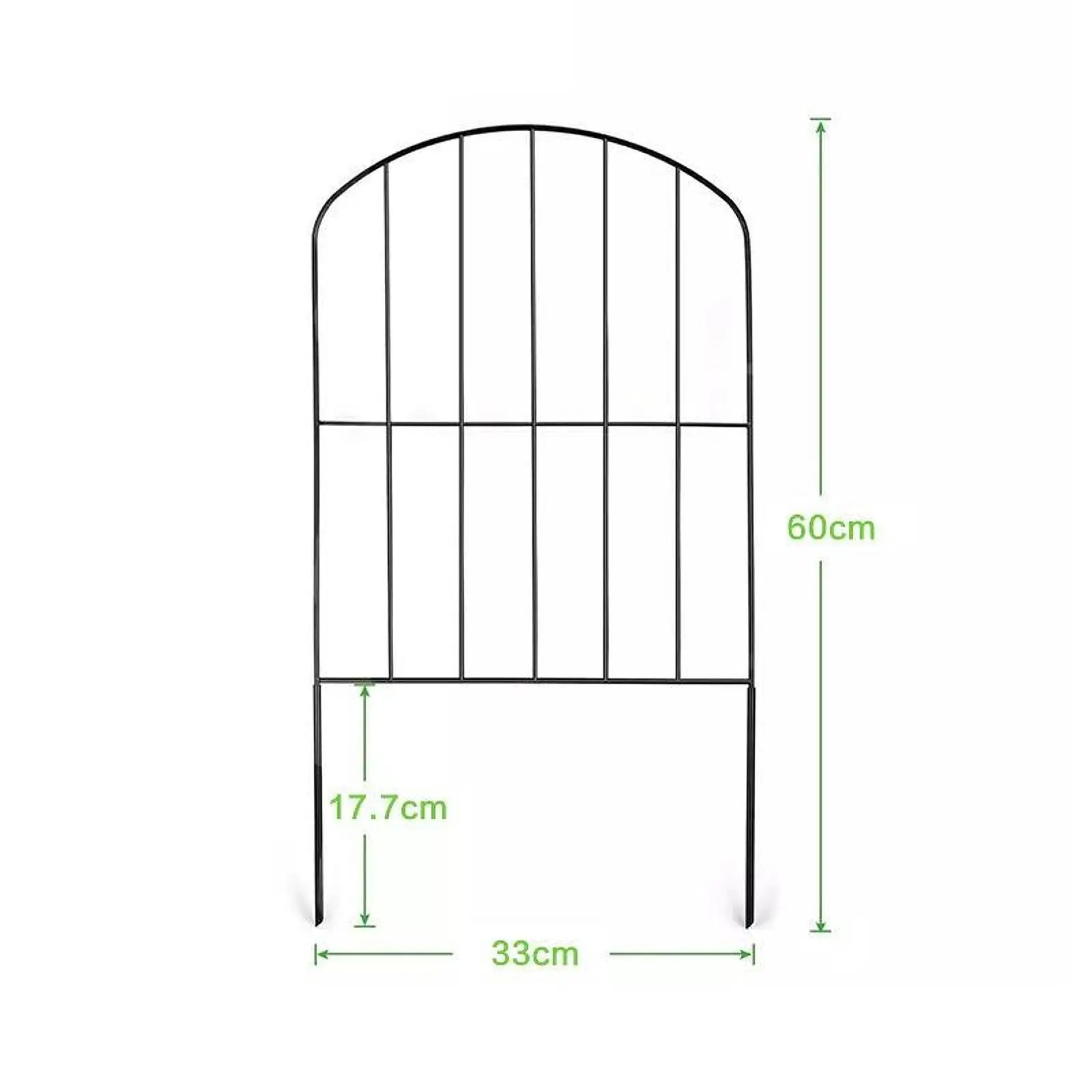 20x Garden Fence Panels Practical Easy to Use Wear Resistant Accessories Garden Fencing for Lawn Restaurant Door Patio Outside
