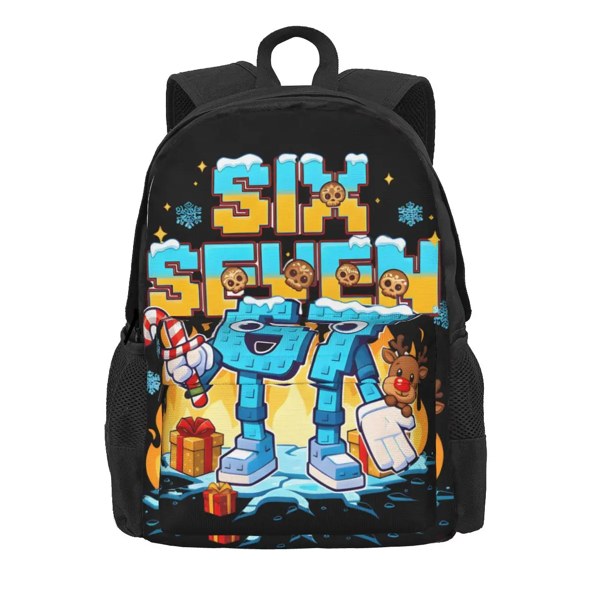 

Steal A Brainrot 67 Six Seven Women Backpack Mochila Casual Student School Bag Laptop Backpack Kids Waterproof Shoulder Bag