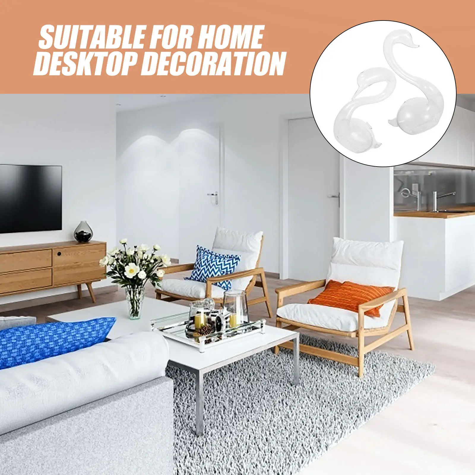 

Набор из 2 премиальных ваз-лебедей для гидропоники, настольные кашпо для офиса, дома, кабинета, декоративные украшения для стола