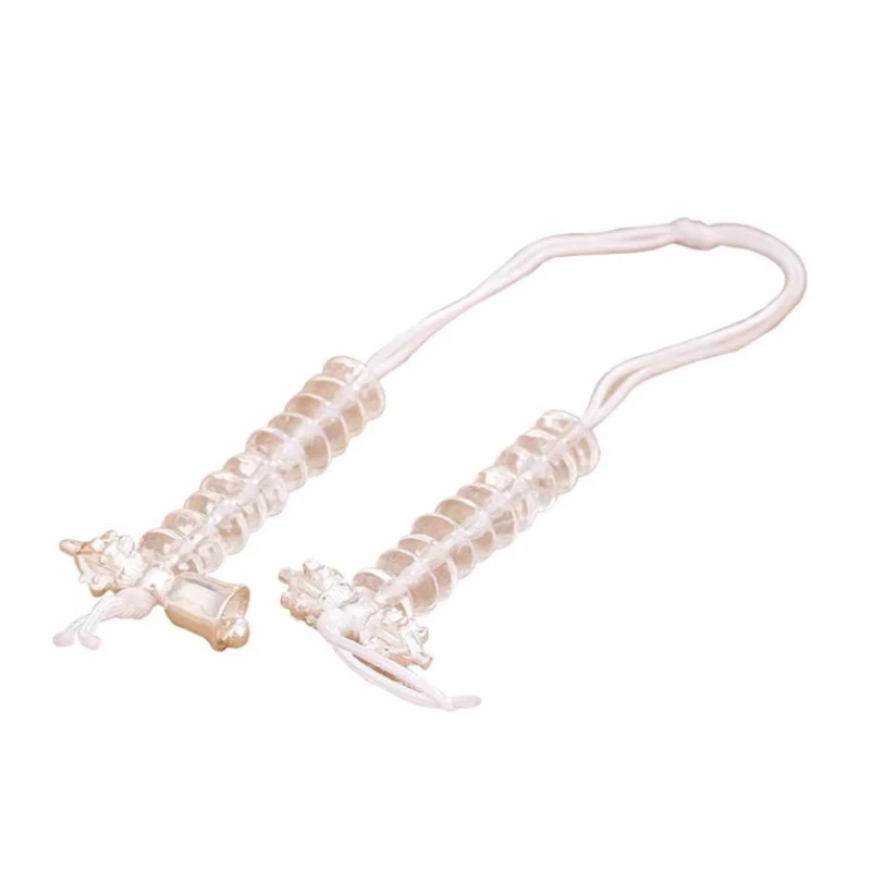 White Crystal Tibetan Reading Counter 925 Silver Bell Pestle Hand Dial Beaded Hand R Chain Accessories Pendant Count.