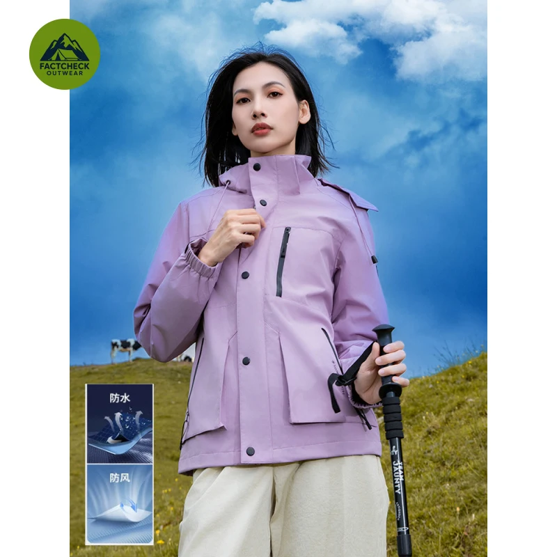 

ACHCHECK EU US Size High Quality Women Single Layer Jacket Waterproof Windproof Thin New Hiking Outdoor Coat Men