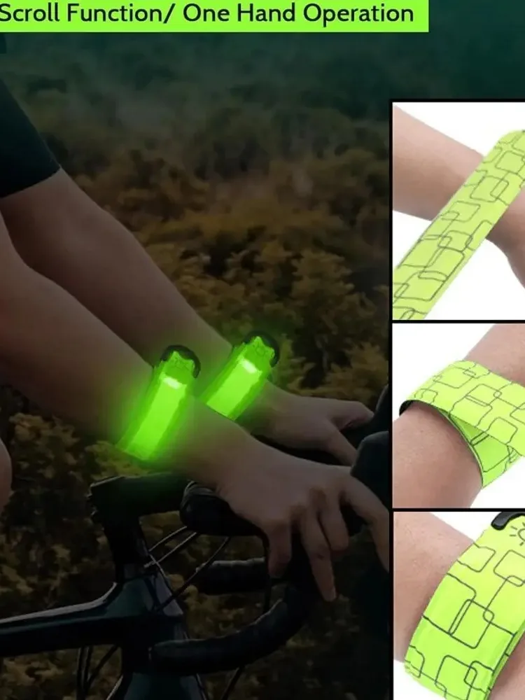 AliExpress genenic Night Running Armband LED Light Band Cycling Safety Armband Outdoor Sports Safety Arm Belt Leg Warning Wristband