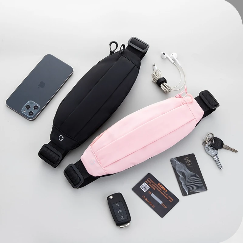 1pc Mini Invisible Lightweight Sports Waist Belt for Men Women Running Outdoor Fitness Daily Phone Key Small Items Storage Pack