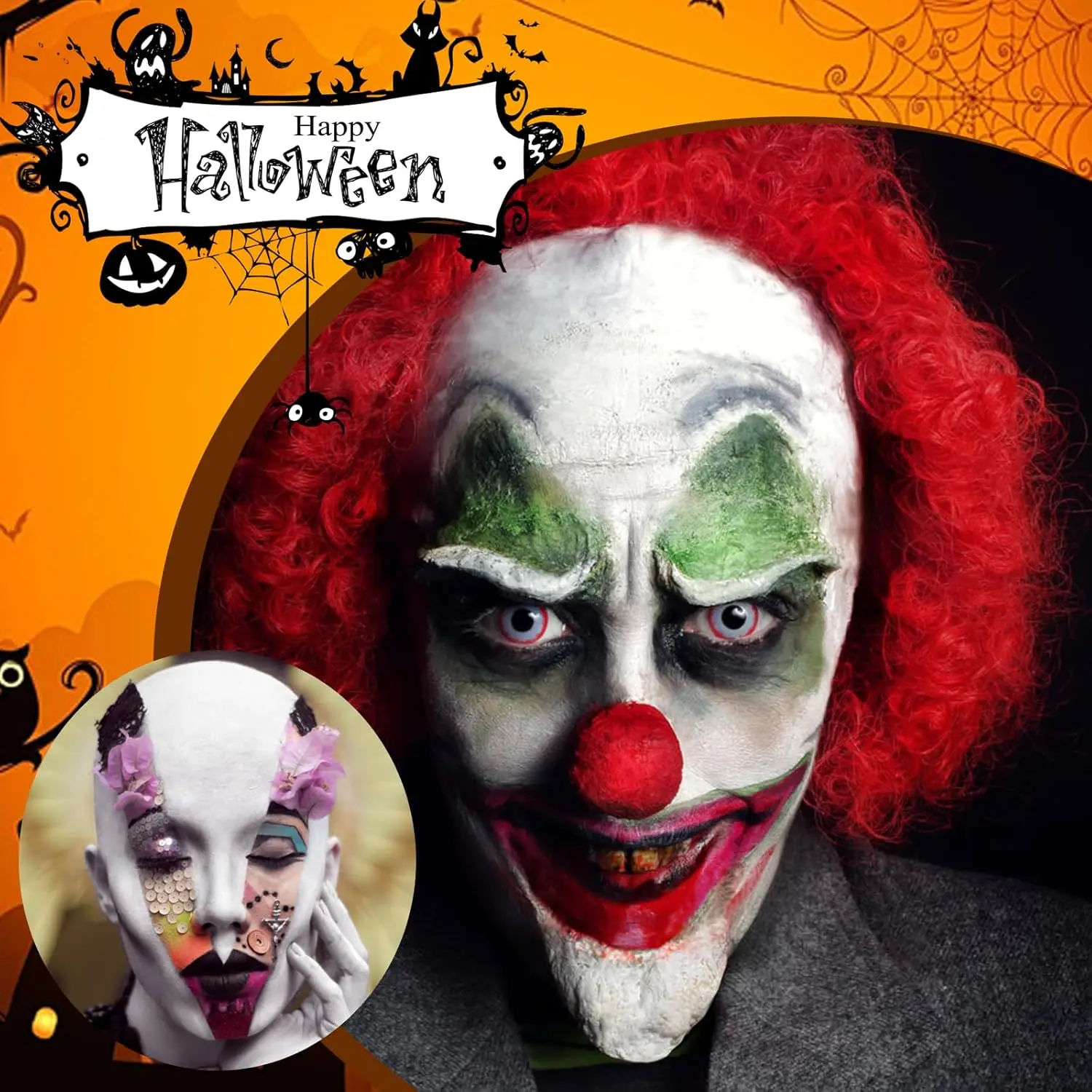 Peruki na Halloween dla dorosłych, męskie i damskie, grube, na łysą głowę, imitujące skórę głowy, peruki-czaszki, przebrania, peruki do cosplayu, nakrycia głowy dla dorosłych.