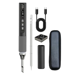 96W Soldering Iron ,ZOYI N1 Smart Electric Soldering Station with OLED Display,Fast Heating Adjustable Temperature Soldering Kit