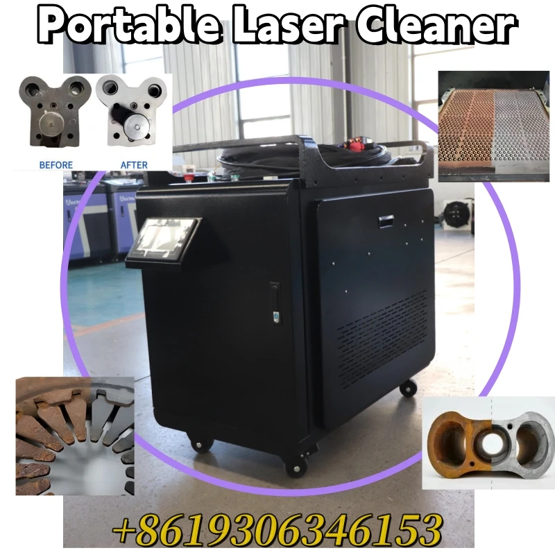 

MC-3000 Rust Cleaning Laser Engine Oil Stains Stripping Tools 2kw 1.5kw 6kw CNC Rust Remover