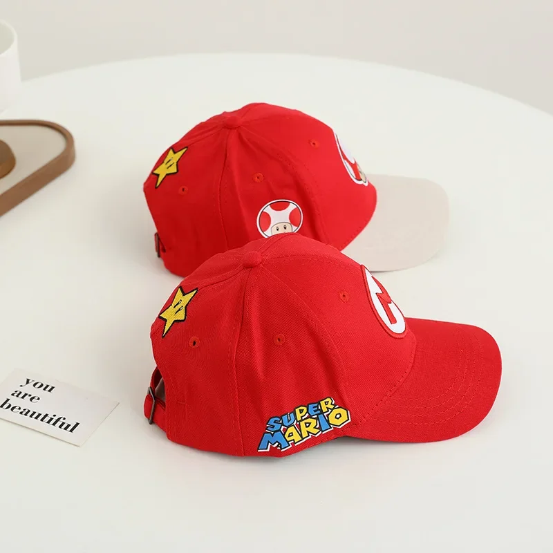 Peripheral Marios Baseball Caps Figure Bowser Luigi Yoshi New Cosplay Sun Hats Cute Cartoon Adjustable Hip Hop Hats view 4