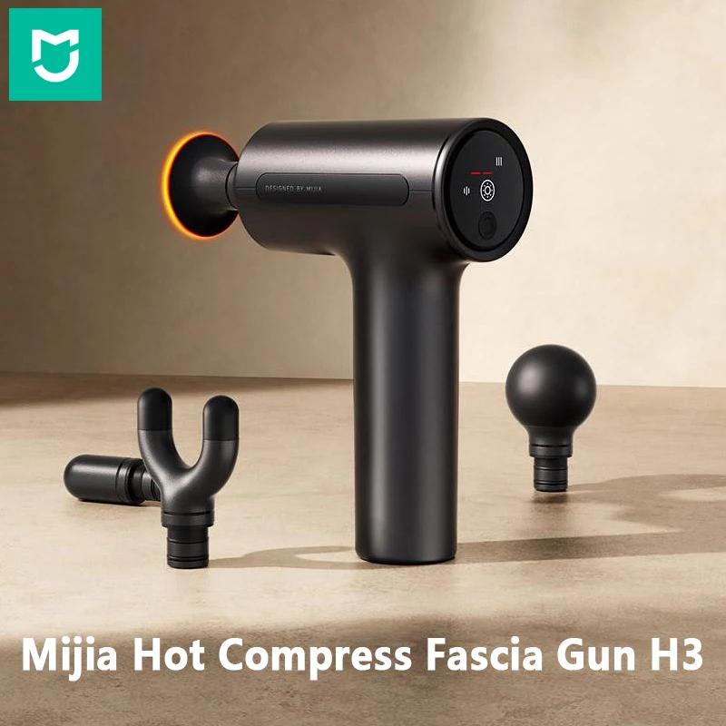 Mijia Hot Compress Fascia Gun H3 Dual Effect of Power and Thermal Energy Fast Heating in 5 Seconds 25kg Impact Back Foot Massage