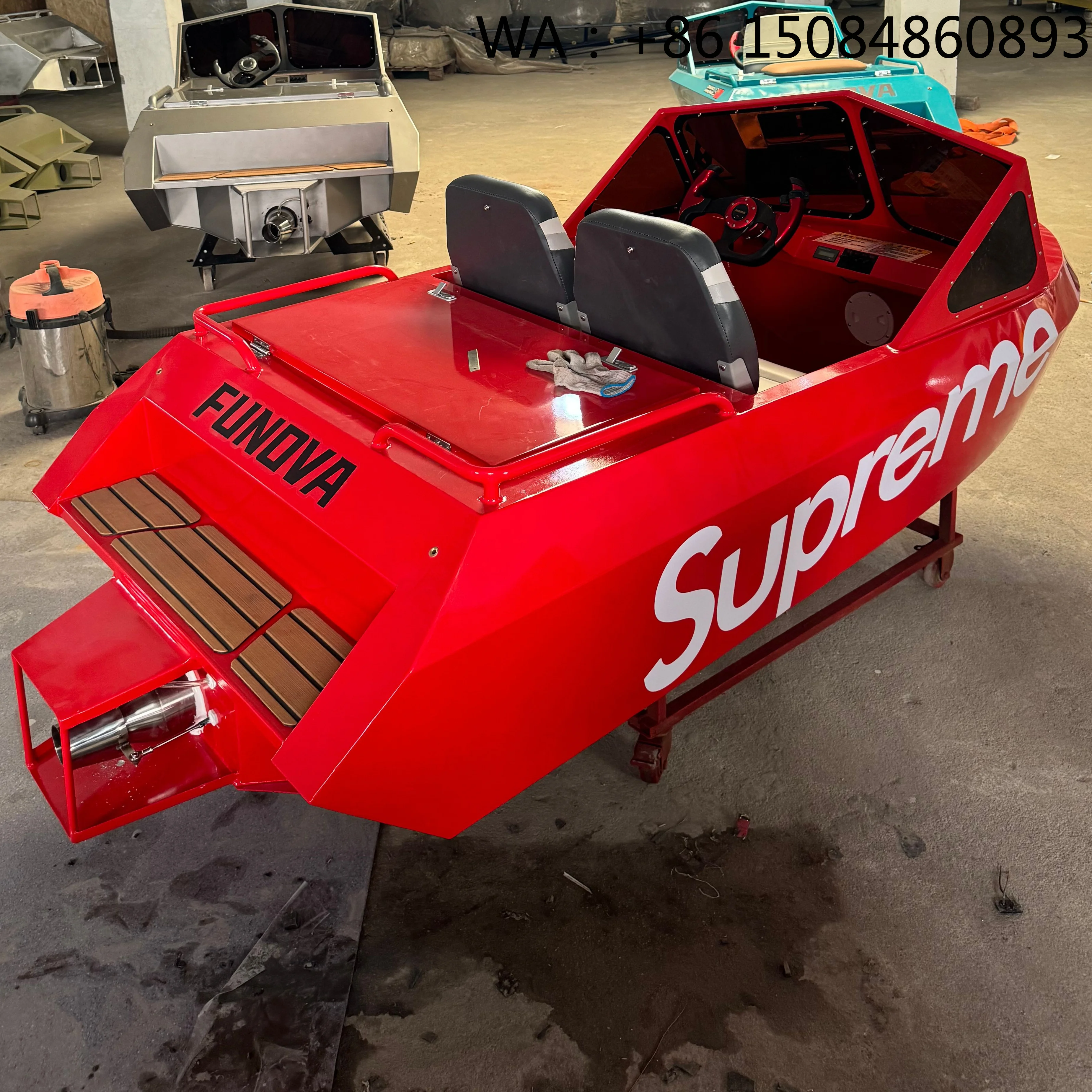 Trendy Mini Water Karting Boat, High Efficiency Power Component Bring Wonderful Lake River Water Experience