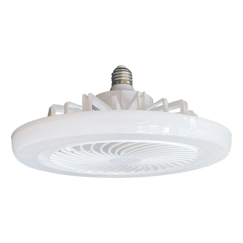 

New LED Fan Lamp E27 Screw Mouth Home Living Room Tea Table Ceiling Fan Light Bedroom White Lighting Bulb